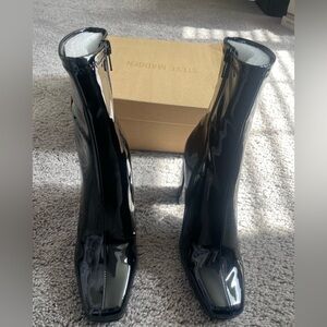 Steve Madden Lyden Blk Patent size 7
